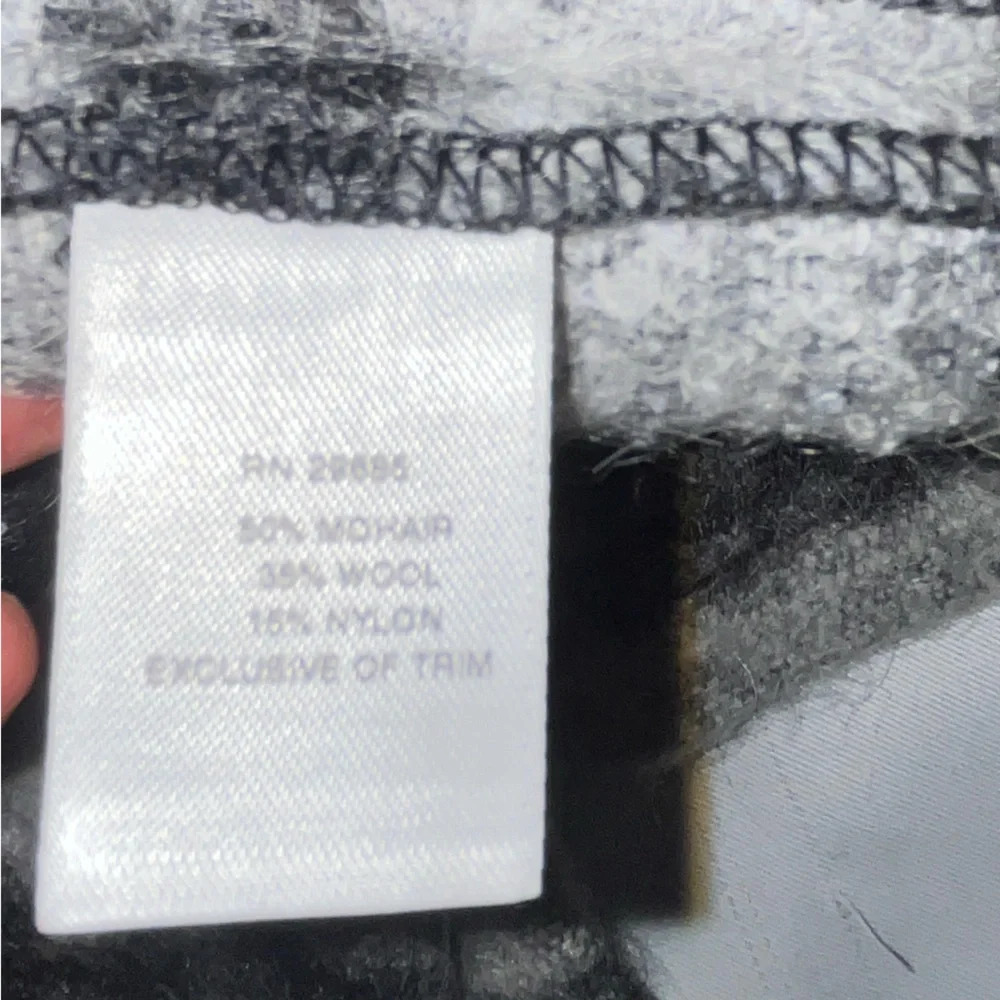 Pendleton Striped Long Open Front Jacket Slit Poc… - image 5